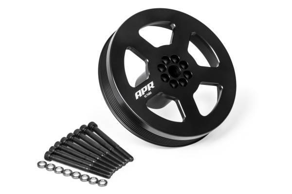 APR - HJQF MS100133 APR Supercharger Crank Pulley - 3.0 TFSI - Fits select 2009-2018 Audi models