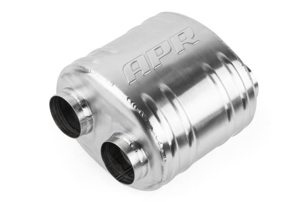 APR - HJQF MUH0010 APR Premium Sound Absorption Muffler - Dual 63.5mm (2.5")