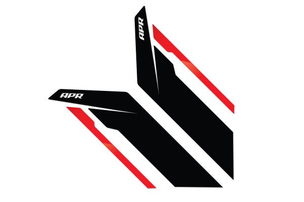 APR - HJQF PM100332 APR Sideburns - Black APR / Red Stripe