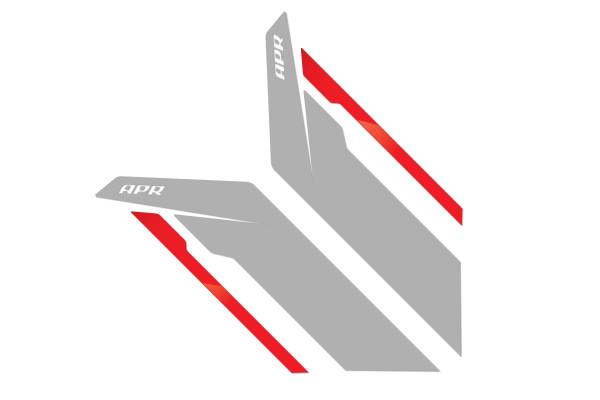 APR - HJQF PM100333 APR Sideburns - Silver APR / Red Stripe