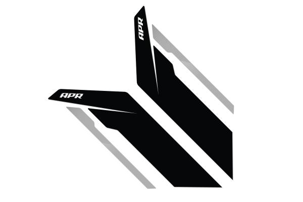 APR - HJQF PM100334 APR Sideburns - Black APR / Silver Stripe