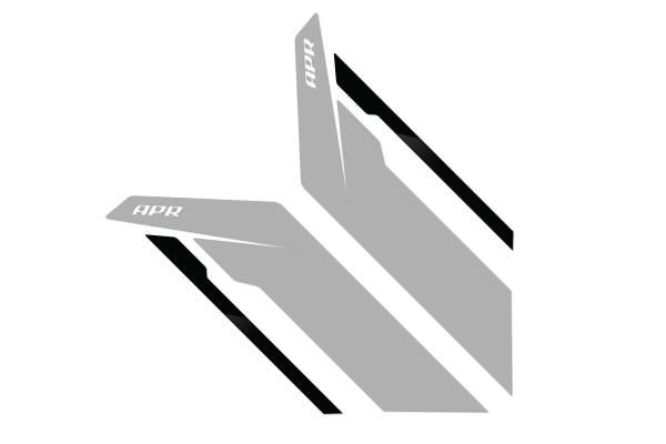 APR - HJQF PM100335 APR Sideburns - Silver APR / Black Stripe