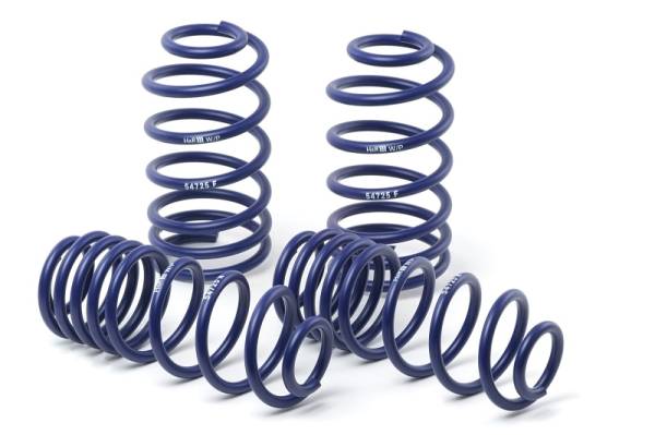 H&R - H&R Special Springs LP 54786-2 H&R 15-16 Volkswagen Golf TDI MK7 Sport Spring (Torsion Beam Axle Rear Susp. Only)