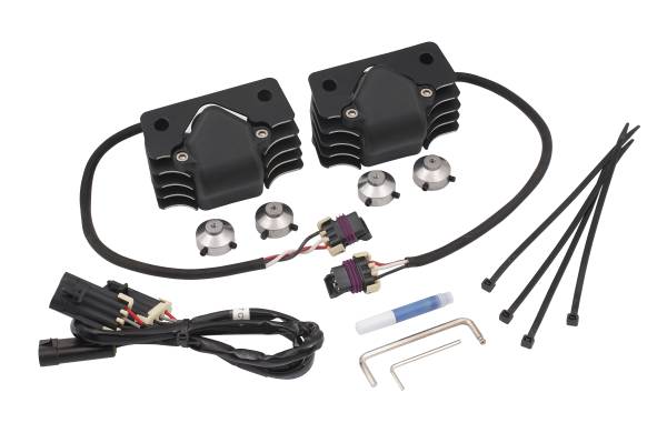 ACCEL - ACCEL 140414B - Black with Machined Edges; Stealth SuperCoil - Motorcycle - Coil on Plug - Sportster Models