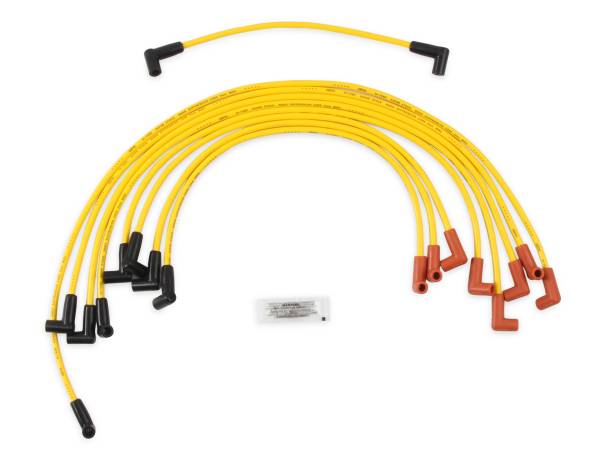 ACCEL - ACCEL 4048 Spark Plug Wire Set - 8mm - Yellow with HEI Stock Style Boots