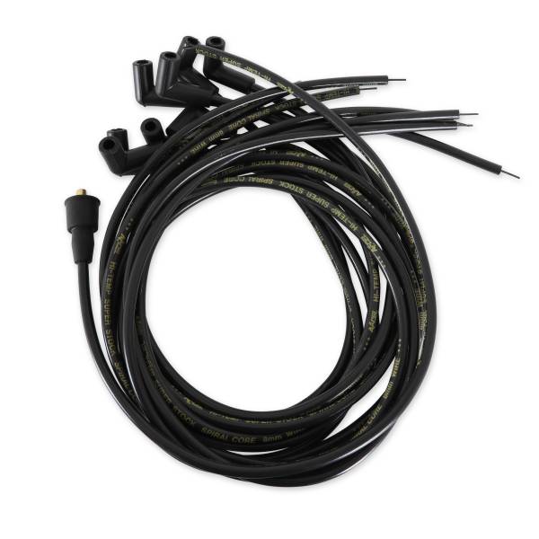 ACCEL - ACCEL 5041K Spark Plug Wire Set - 8mm - Universal - Black Wire with Black 90 Deg Boots