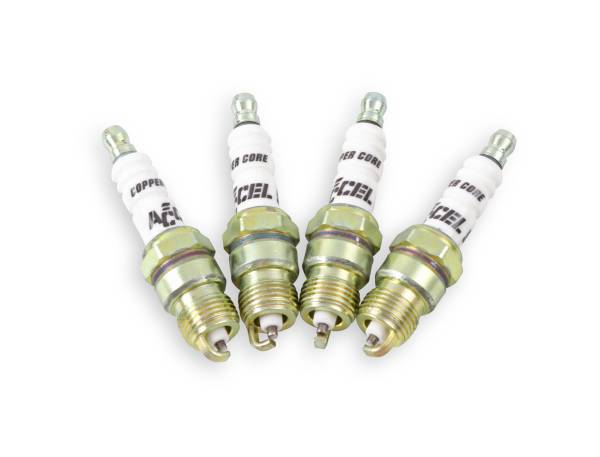ACCEL - ACCEL 8199 ACCEL HP Copper Spark Plug - Shorty, 8-Pack
