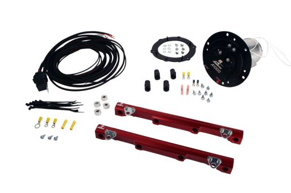 Aeromotive - Aeromotive 17188 Aeromotive 03-04 Cobra Fuel System - A1000/Rails/Wire Kit/Fittings