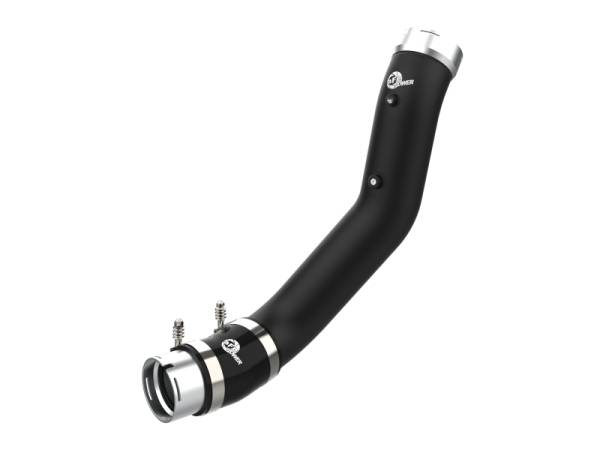 aFe - aFe 46-20449-B aFe 20-23 GM Diesel Trucks V8 6.6L L5P BladeRunner 3.5in Aluminum Cold Charge Pipe - Black