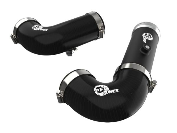 aFe - aFe 46-20454-B aFe BladeRunner Intercooler Hot & Cold Side Tubes Combo 20-21 GM Trucks 3.0L (td) - Black