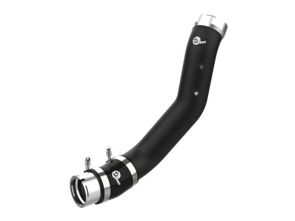 aFe - aFe 46-20709-B aFe 2024 GM Diesel Trucks V8 6.6L L5P BladeRunner 3.5in Aluminum Cold Charge Pipe - Black