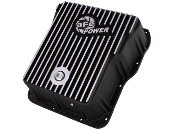 aFe - aFe 46-70072 aFe Power Cover Trans Pan Machined Trans Pan GM Diesel Trucks 01-12 V8-6.6L Machined