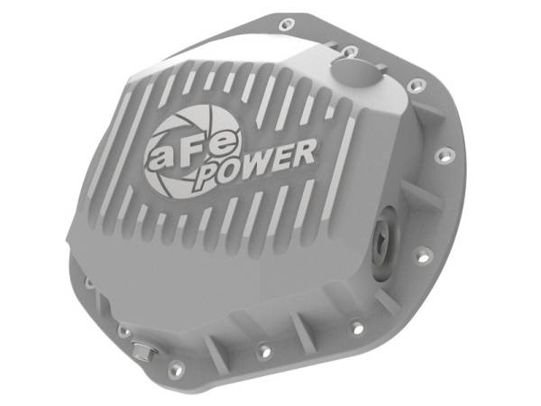 aFe - aFe 46-71060A aFe Street Series Rear Differential Cover Raw w/ Machined Fins 01-18 GM Diesel Trucks V8-6.6L (td)