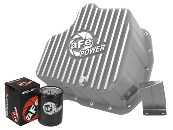 aFe - aFe 46-71070A aFe POWER Engine Oil Pan GM Diesel Trucks 01-10 V8-6.6L (td) LB7/LLY/LBZ/LMM