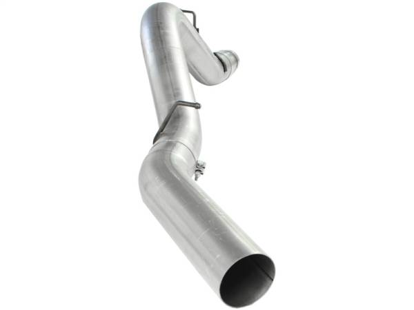 aFe - aFe 49-04041 aFe Atlas Exhaust 5in DPF-Back Al Steel 11-13 GM Diesel Trucks V8-6.6L (td) LML