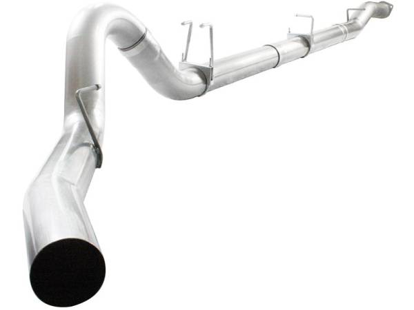 aFe - aFe 49-04081-B aFe Atlas Exhaust 5in DPF-Back Aluminized Steel w/ Black Tips 16-17 GM Diesel Truck V8-6.6L (td)
