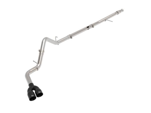 aFe - aFe 49-34129-B aFe Rebel XD Series 3in 304SS DPF-Back 20-21 GM Trucks L6-3.0L (td) LM2 - Dual Black Tip