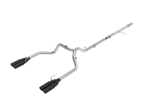 aFe - aFe 49-34130-B aFe Vulcan Series 3in 304SS DPF-Back 20-21 GM Trucks L6-3.0L (td) LM2 - Dual Black Tip