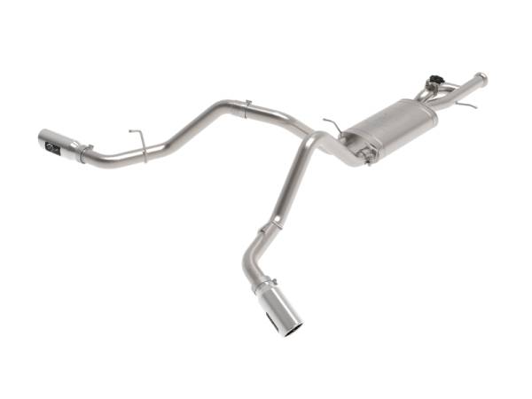 aFe - aFe 49-34133-P aFe Gemini XV Cat-Back Exhaust System GM Trucks 09-18 V6-4.3/V8-4.8/5.3L- Cut-Out Polished