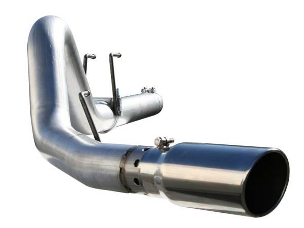 aFe - aFe 49-44040 aFe MACHForce XP Exhaust 5in DPF-Stainless, GM Diesel Trucks 07.5-10 V8-6.6L 9(td) LMM