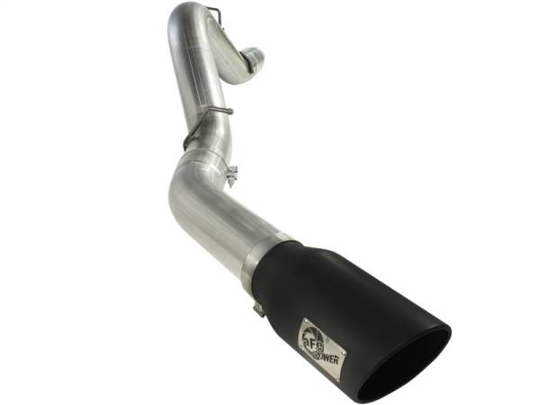aFe - aFe 49-44041-B aFe MACHForce XP Exhaust 5in DPF-Back SS 11-13 GM Diesel Trucks V8-6.6L (td) (LML) (Blk Tip)