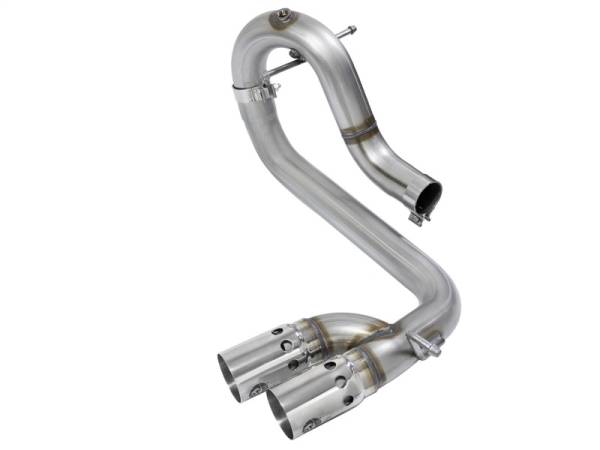 aFe - aFe 49-44065-P aFe Rebel Series DPF-Back 3in Side Exit SS Exhaust w/ IC Polished Tips 2016 GM Colorado/Canyon 2.8L