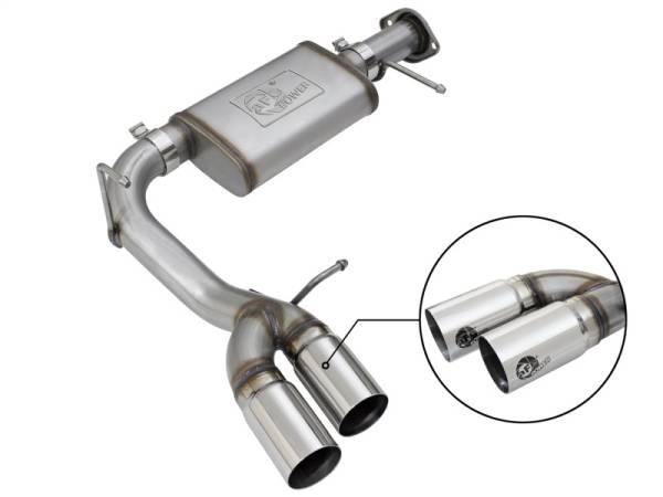aFe - aFe 49-44096-P aFe MACH Force-XP 3in 409 SS Cat-Back Exhaust w/ Polished Tip 17-19 GM Colorado/Canyon V6-3.6L