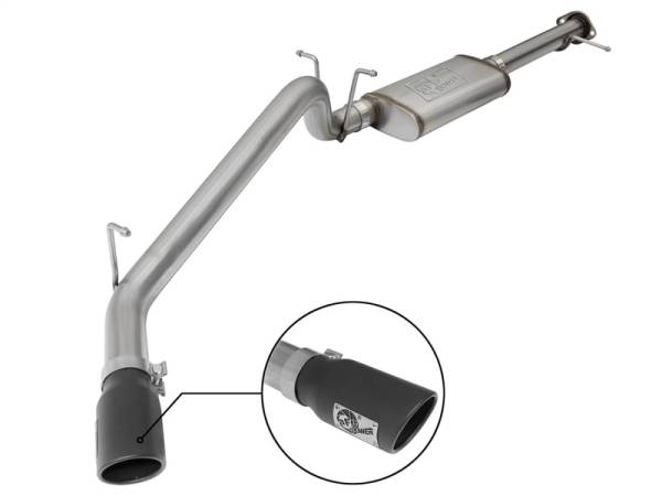 aFe - aFe 49-44097-B aFe MACH Force-Xp 3.0in 304 SS Cat-Back Exhaust w/ Black Tip 17-18 GM Colorado/Canyon