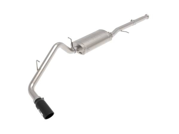 aFe - aFe 49-44136-B aFe Apollo GT Series Cat-Back Exhaust System GM Trucks 09-18 V6-4.3L/V8-4.8/5.3L- Black Tip