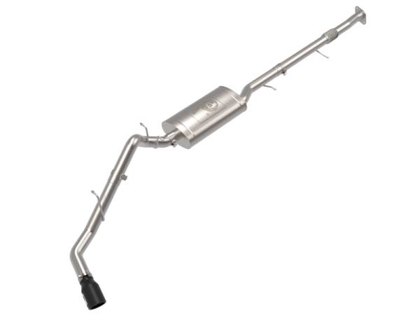 aFe - aFe 49-44141-B aFe 23-25 GM Colorado/Canyon L4-2.7L (t) Apollo GT Series 3in 409 SS Cat-Back Exhaust w/ Blk Tip