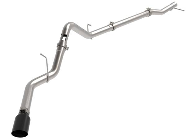 aFe - aFe 49-44144-B aFe 23-23 GM Trucks L6-3.0L (td) LZ0 Large Bore-HD 3 IN 409 SS Back Exhaust System w/Black Tip