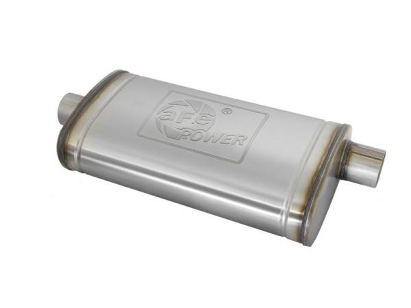 aFe - aFe 49M30016 aFe MACH Force-Xp Muffler 3 IN ID Center/Offset x 11 IN W x 5 IN H x 22 IN L - Oval Body