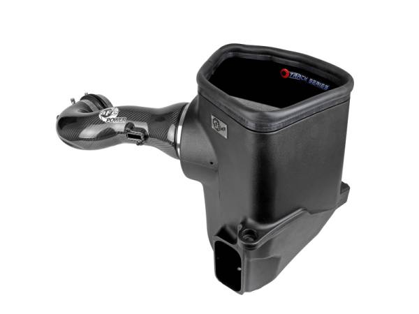 aFe - aFe 57-10015D aFe 19-21 GM Trucks 5.3L/6.2L Track Series Carbon Fiber Cold Air Intake System W/ Pro Dry S Filters