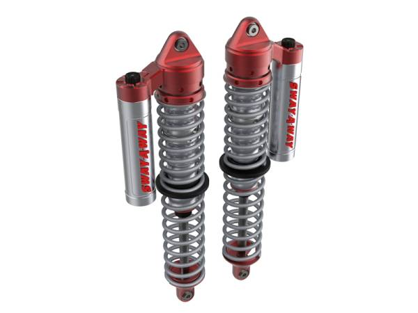 aFe - aFe 851-5600-04-CA aFe 17-19 Polaris RZR 925/1000cc Sway-A-Way 2.5 Front Coilover Kit w/ PB Reservoirs and Comp Adj