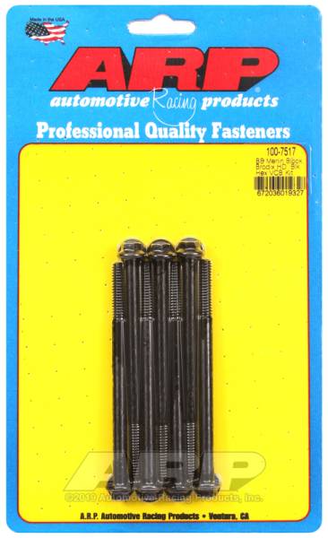 ARP - ARP 100-7517 ARP Merlin block, Brodix head BB hex valve cover bolt kit