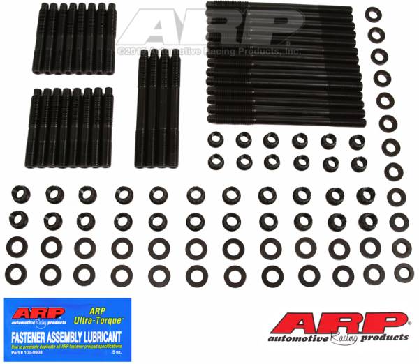 ARP - ARP 134-4304 ARP SBC w/Brodix,Rodeck alum Black w/Brodix WT Jones GB2200 Head Stud Kit