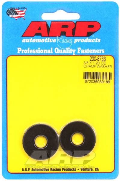 ARP - ARP 200-8733 ARP 3/8 ID 1.20 OD chamfer black washers