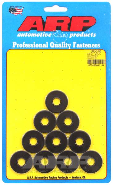 ARP - ARP 200-8763 ARP 3/8 ID 1.20 OD chamfer black washers