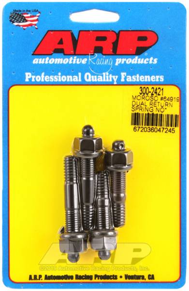 ARP - ARP 300-2421 ARP Moroso 64919 dual return spring no spacer plate pro series carb stud kit
