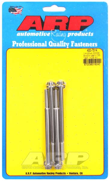 ARP - ARP 400-7514 ARP Merlin block, Brodix head SB 12pt valve cover bolt kit