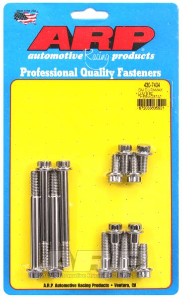 ARP - ARP 430-7404 ARP GM Duramax LMM 6.6L 12PT SS (street) thermostat housing bolt kit