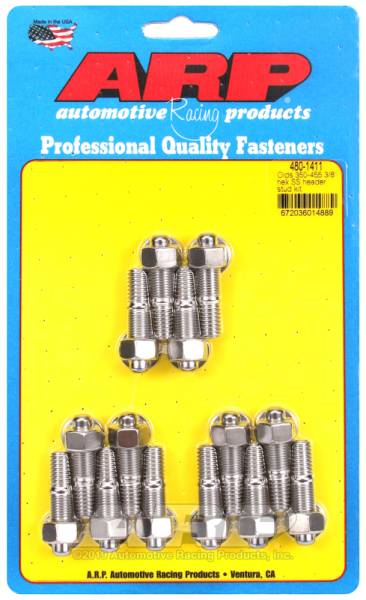 ARP - ARP 480-1411 ARP Olds 350-455 3/8in hex SS header stud kit