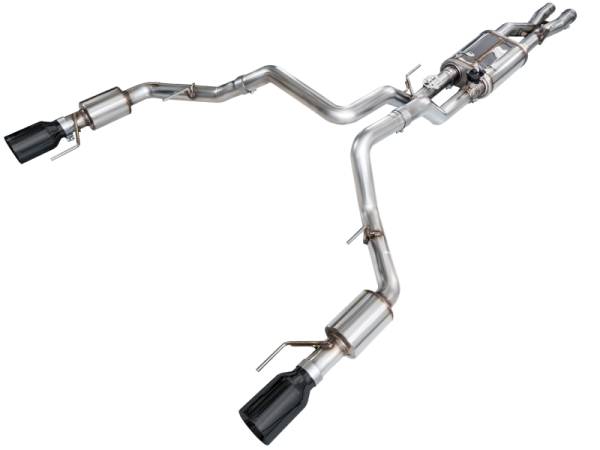 AWE Tuning - AWE Tuning 3025-33852 AWE Tuning Gen 3 Raptor R SwitchPath Exhaust - Diamond Black Tips