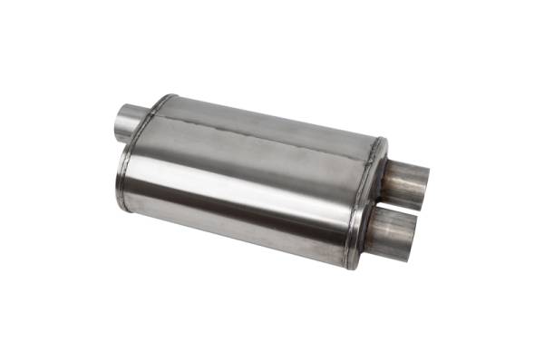 CORSA Performance - CORSA Performance CPD2525 Corsa PRO-Series Tuned 304SS Muffler 2.5in Single Inlet / Dual Outlet - 19in OAL