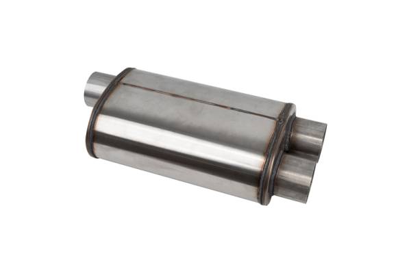CORSA Performance - CORSA Performance CPD3030 Corsa PRO-Series Tuned 304SS Muffler 3.0in Single Inlet / Dual Outlet - 19in OAL