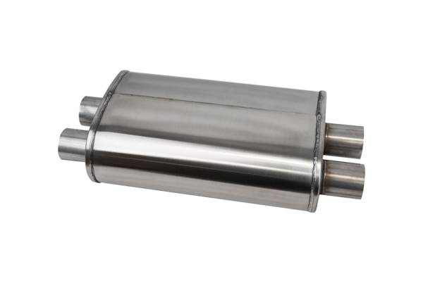 CORSA Performance - CORSA Performance CPX2525 Corsa PRO-Series Tuned 304SS Muffler 2.5in Dual Inlet/Outlet - 22.25in OAL