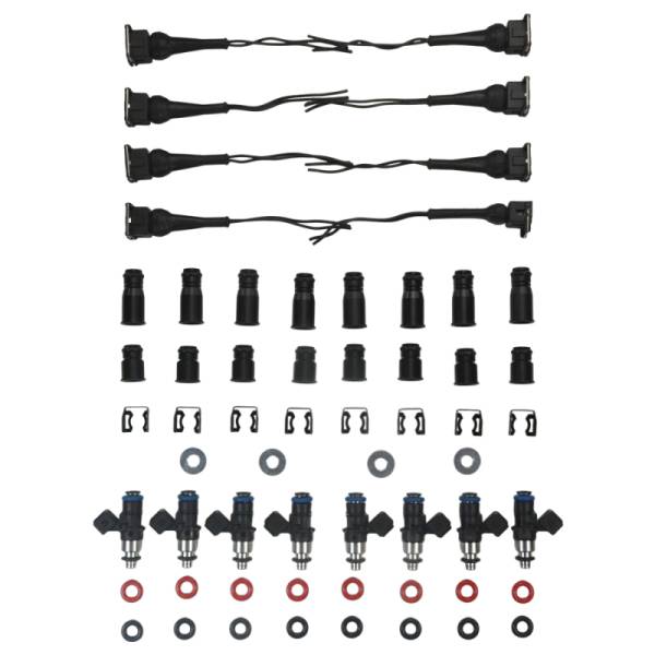 DeatschWerks - DeatschWerks 16S-LS-2400-8 DeatschWerks LS Injector Kit Set of 8 2400cc/min Injectors