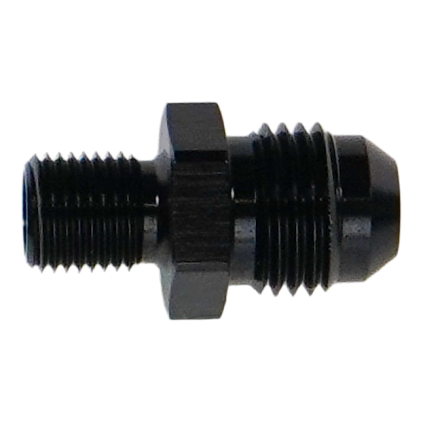 DeatschWerks - DeatschWerks 6-02-0600-B DeatschWerks 6AN Male Flare to M10 X 1.0 Male Metric