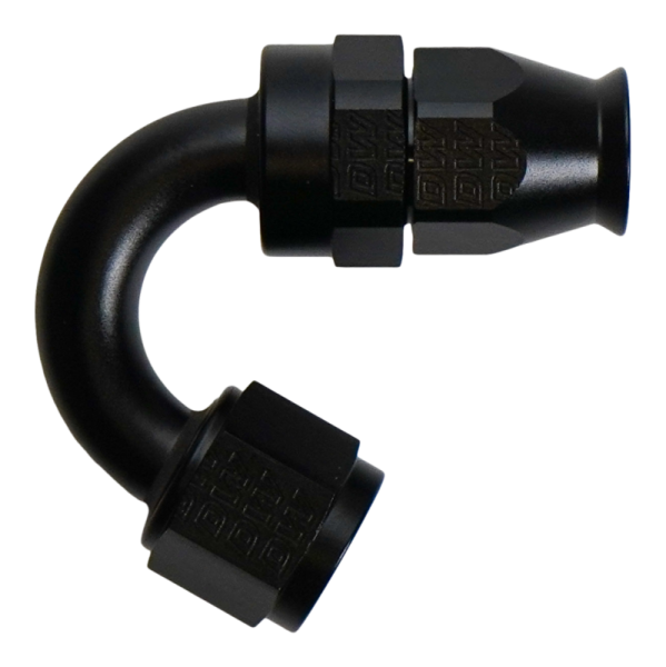DeatschWerks - DeatschWerks 6-02-0880-B DeatschWerks 8AN Female Flare Swivel (Incl Ferule/Olive) 150-degree Hose End PTFE