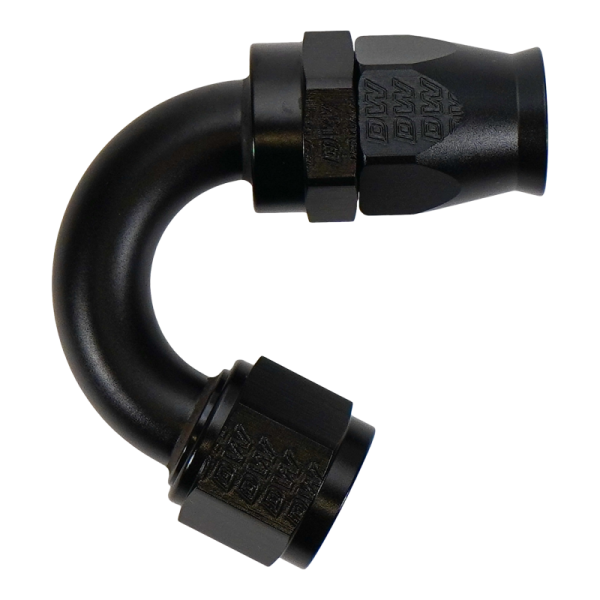 DeatschWerks - DeatschWerks 6-02-0881-B DeatschWerks 10AN Female Flare Swivel (Incl Ferule/Olive) 150-degree Hose End PTFE